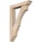 Ekena Millwork Balboa Traditional Smooth Bracket w/ Offset Brace, Douglas Fir, 5 1/2"W x 26"D x 38"H BKT0604X26X38BOA01SDF - alternate 1